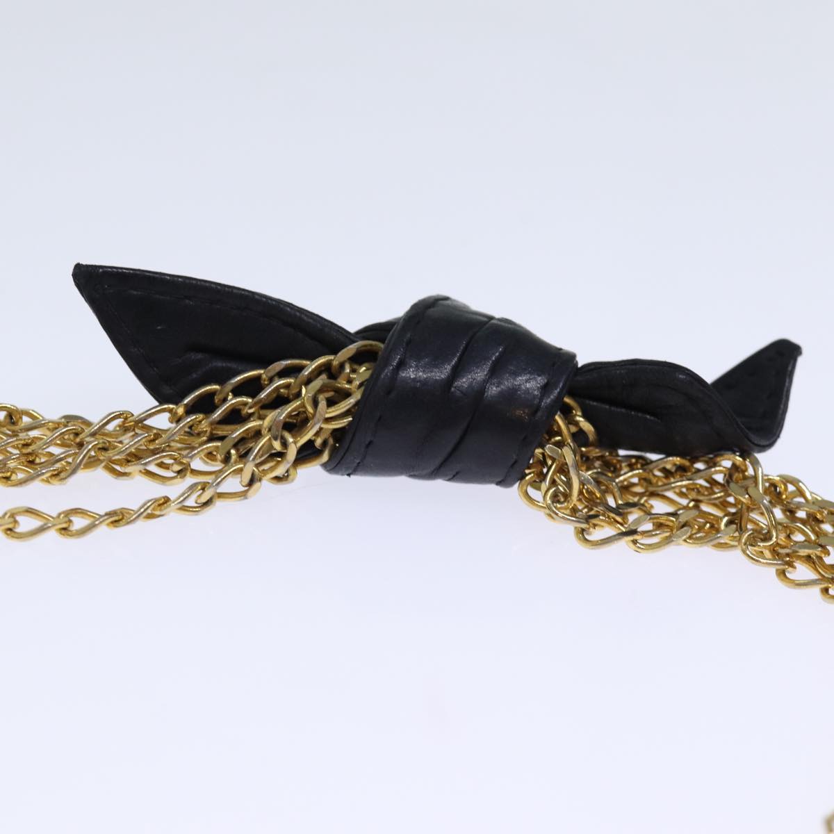 Chanel Matelassé Black Silk Shoulder Bag (Pre-Owned)