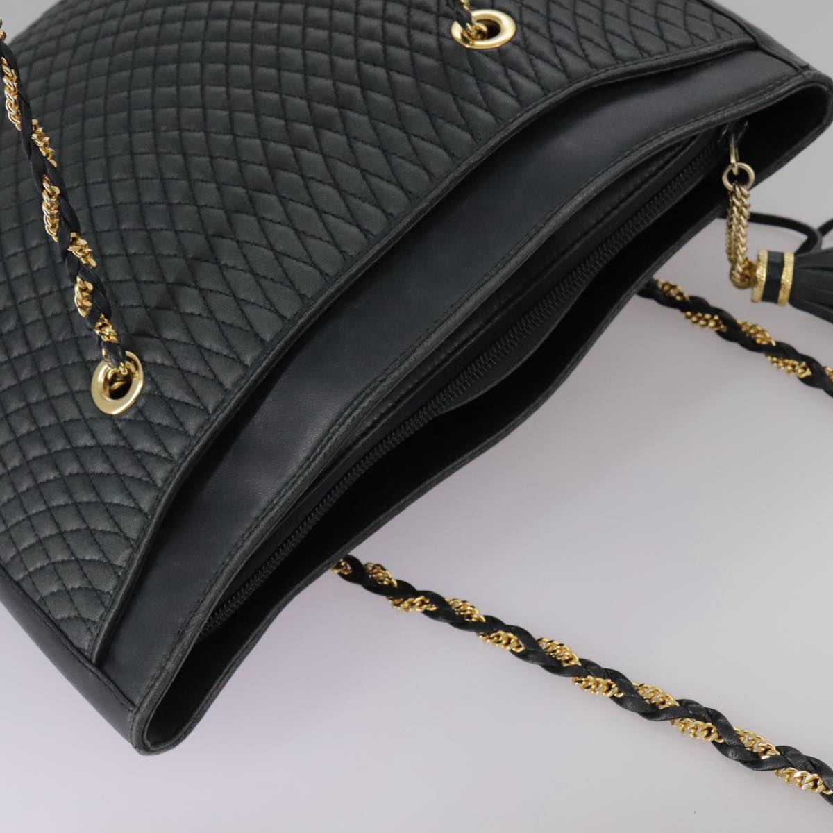 Bally Black Leather Tote Bag (Pre-Owned)