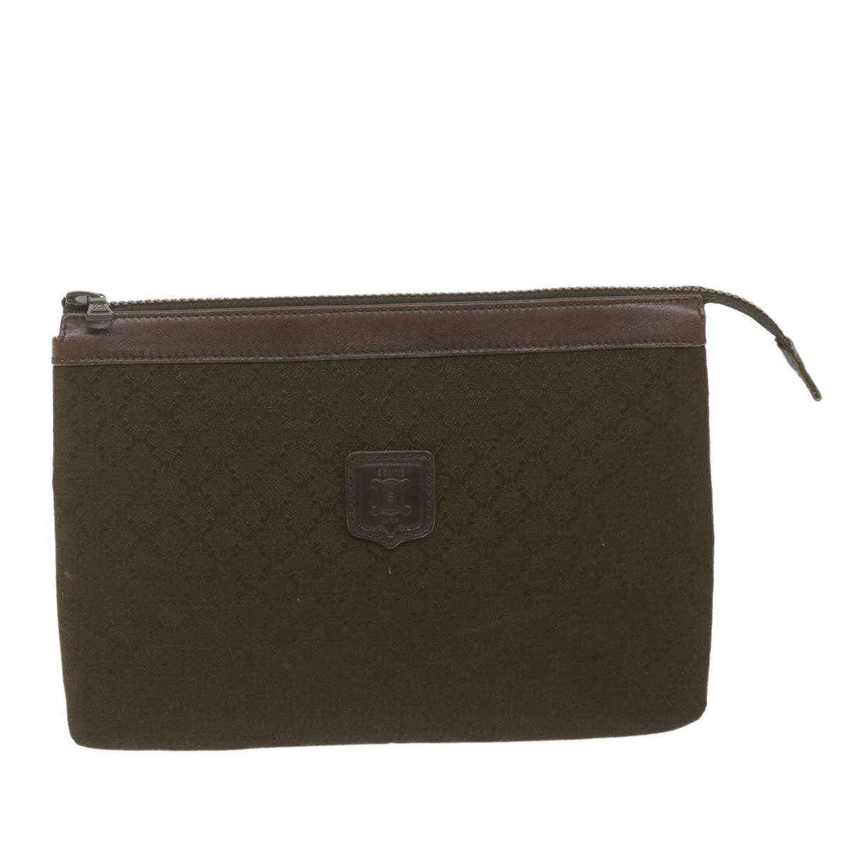 Céline Brown Leather Clutch Bag (Pre-Owned)