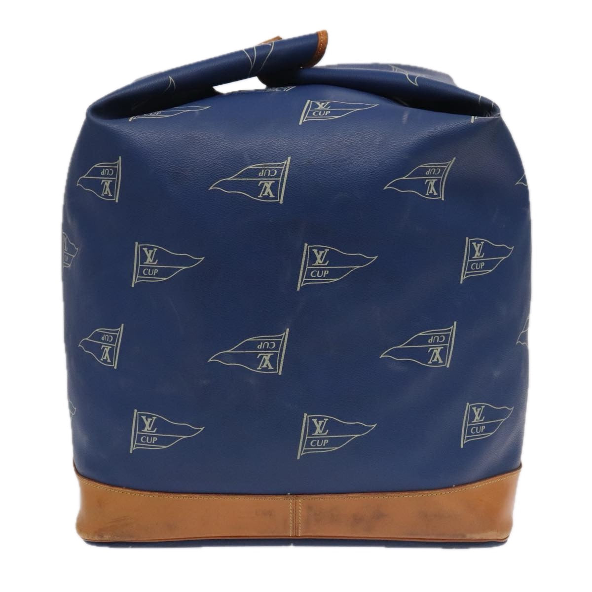 Louis Vuitton Marin Blue Canvas Shoulder Bag (Pre-Owned)