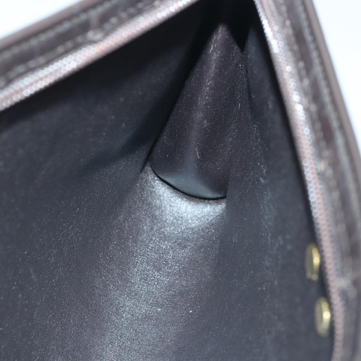 Dior Trotter Brown Canvas Shoulder Bag (Pre-Owned)