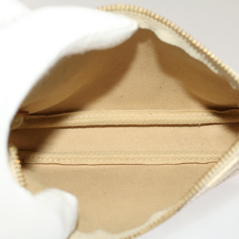 Louis Vuitton Pochette Accessoires White Canvas Handbag (Pre-Owned)