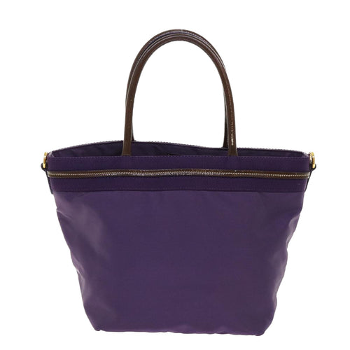 Prada Tessuto Purple Synthetic Handbag (Pre-Owned)