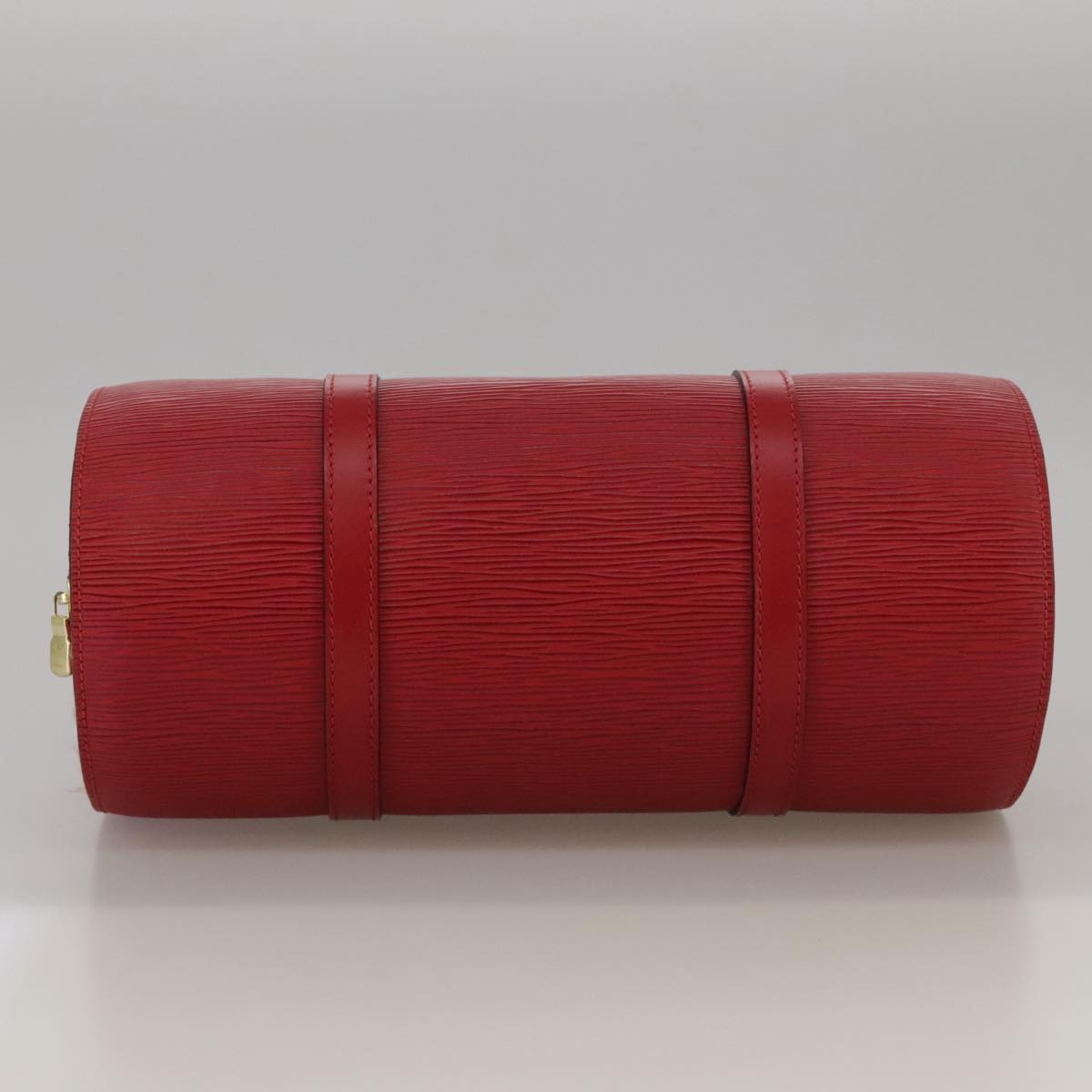 Louis Vuitton Soufflot Red Leather Handbag (Pre-Owned)