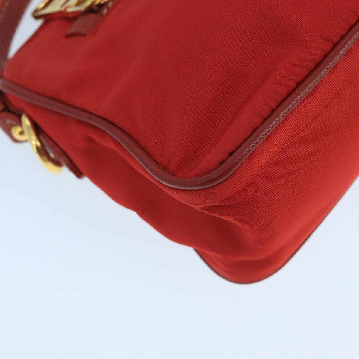 Prada Re-Nylon Red Synthetic Shoulder Bag (Pre-Owned)
