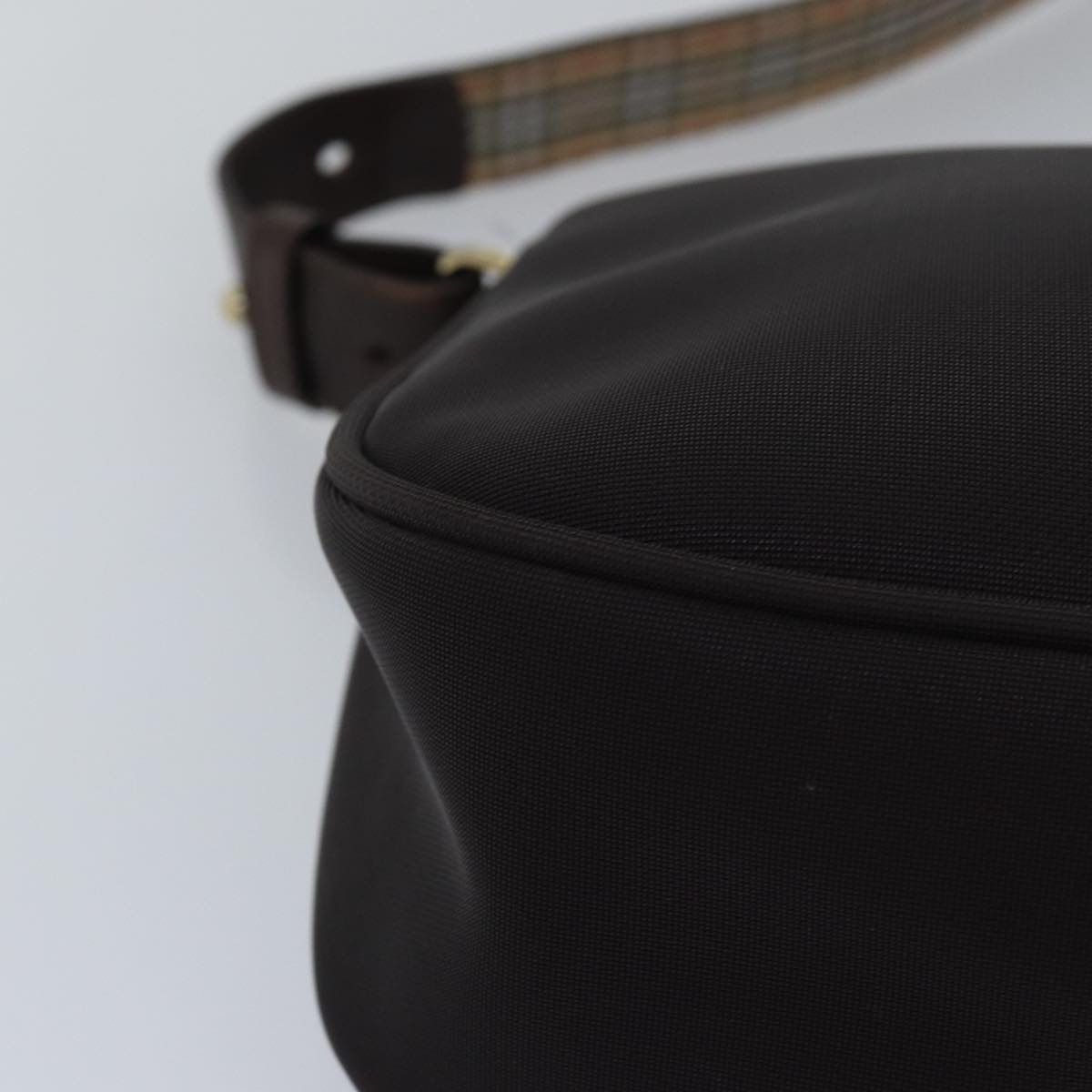 Burberry Brown Canvas Shoulder Bag (Pre-Owned)