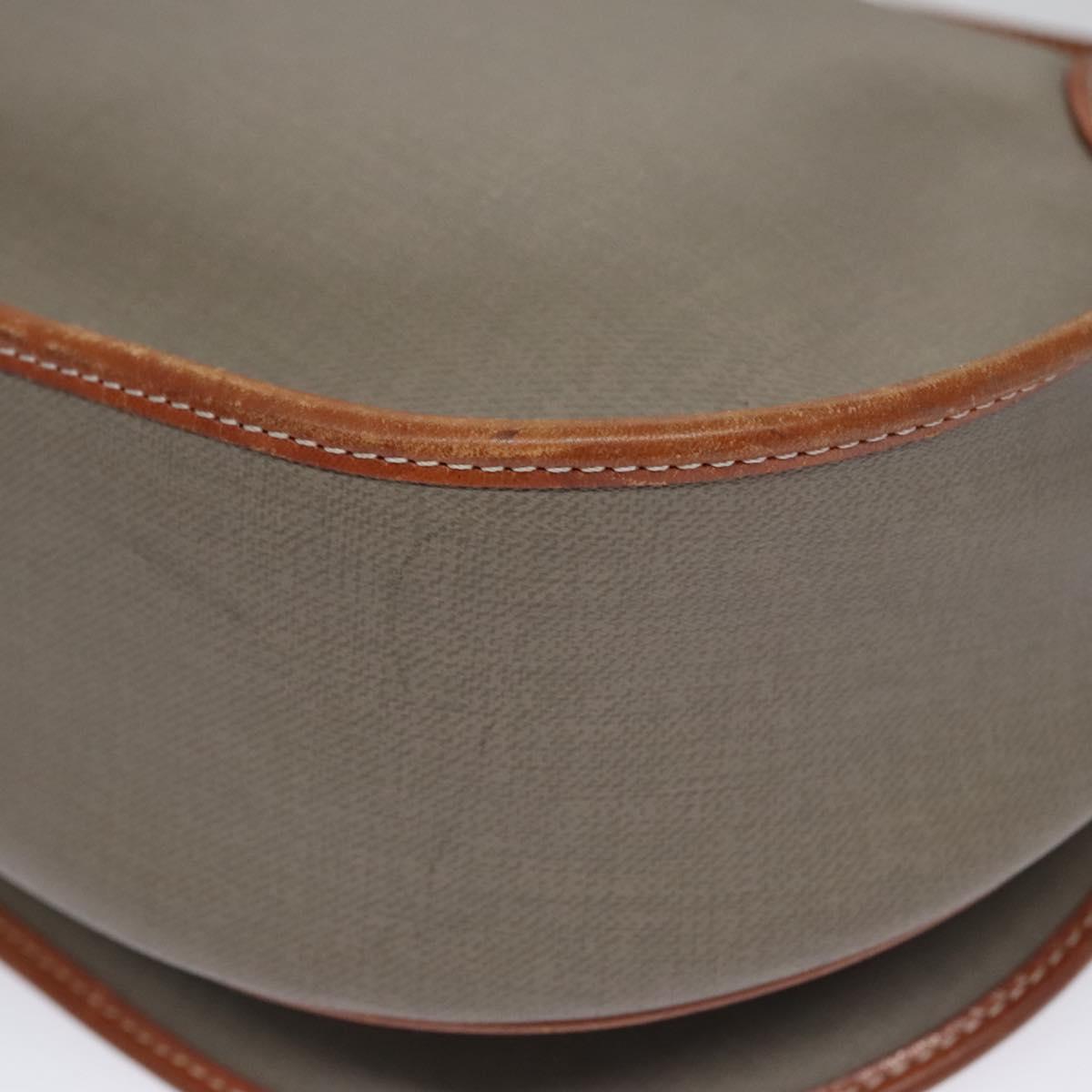 Dior Grey Canvas Shoulder Bag (Pre-Owned)