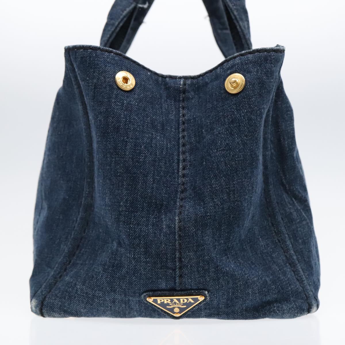 Prada Canapa Blue Denim - Jeans Handbag (Pre-Owned)