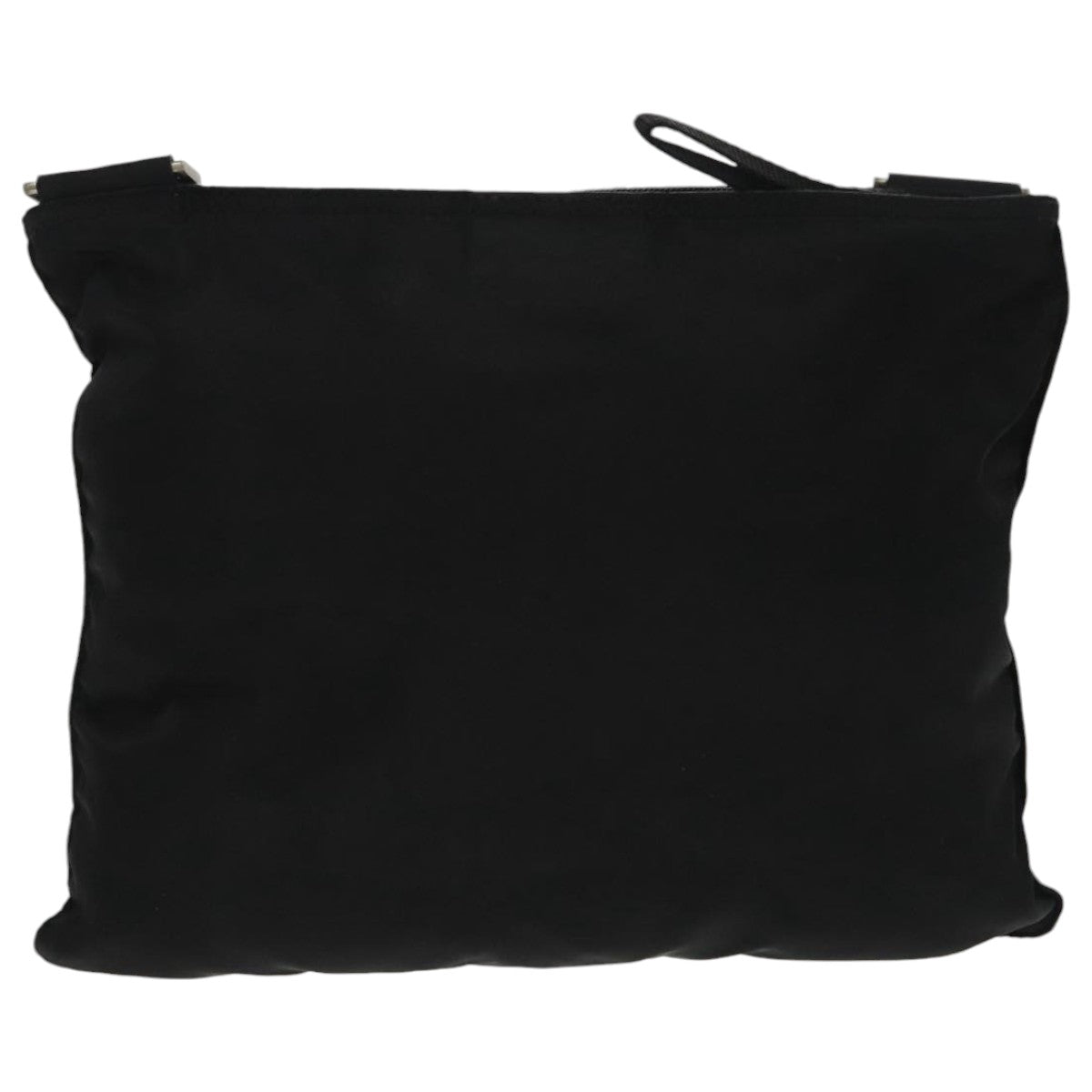 Prada Tessuto Black Synthetic Shoulder Bag (Pre-Owned)