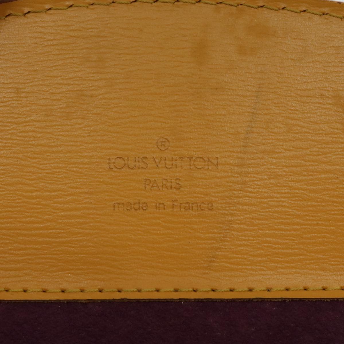 Louis Vuitton Cluny Yellow Leather Shoulder Bag (Pre-Owned)