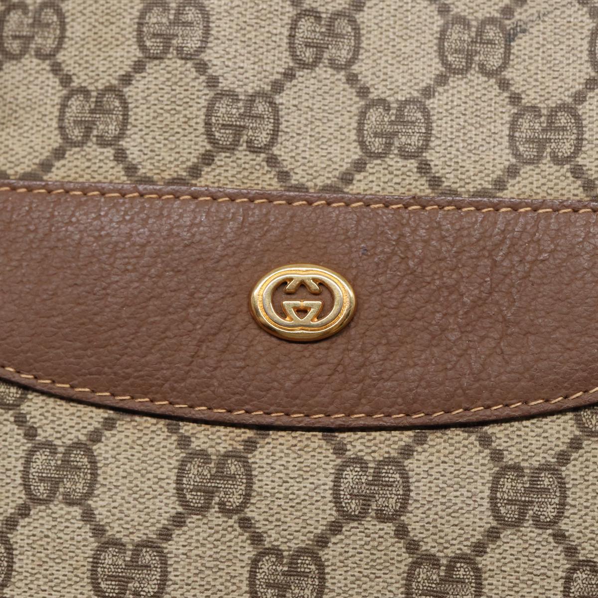 Gucci Gg Canvas Brown Canvas Tote Bag (Pre-Owned)