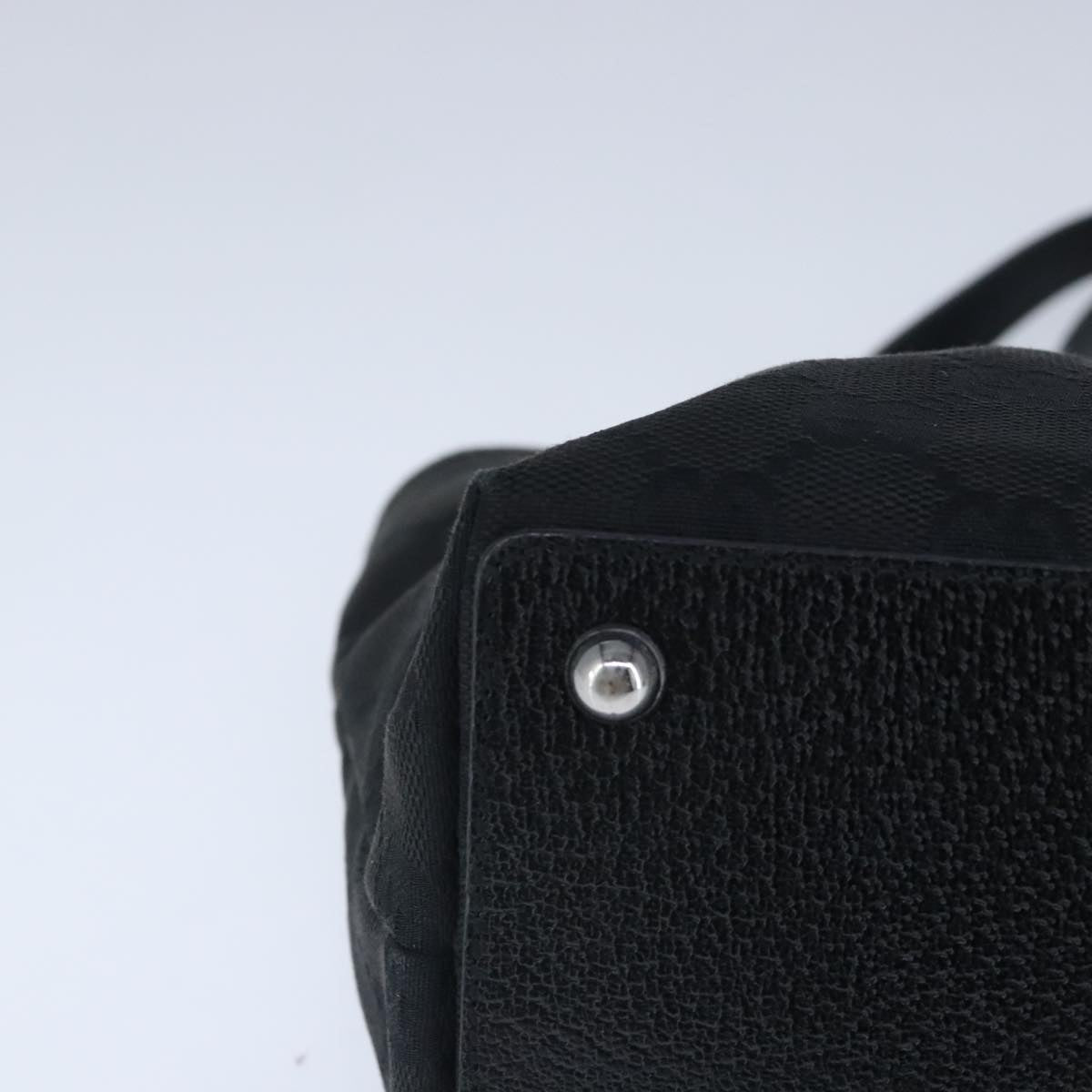 Gucci Black Canvas Tote Bag (Pre-Owned)