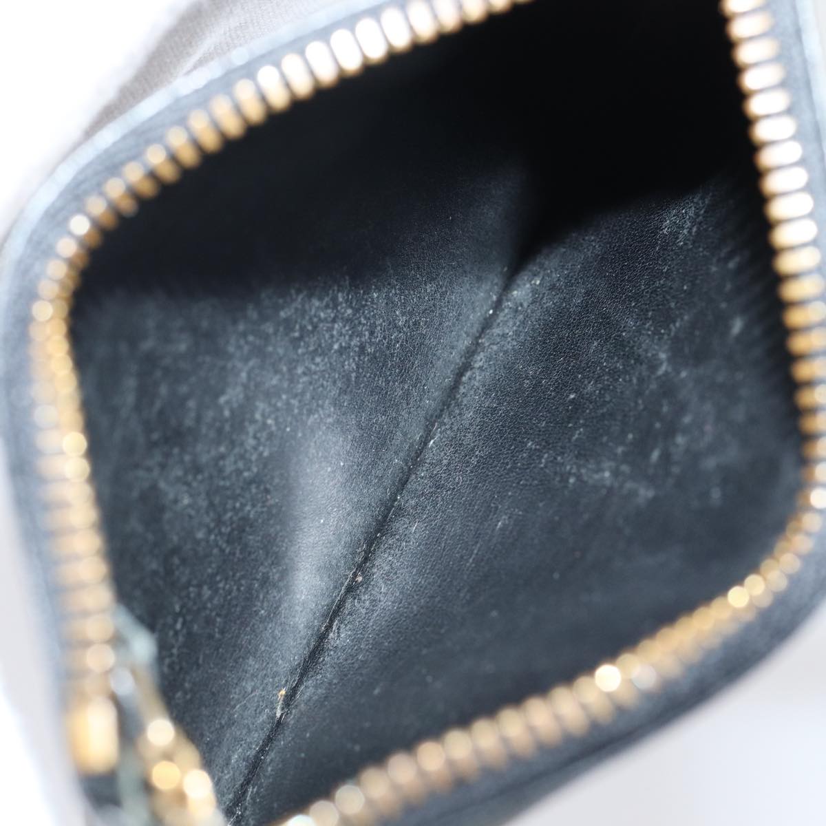Louis Vuitton Pochette Clés Black Leather Wallet  (Pre-Owned)