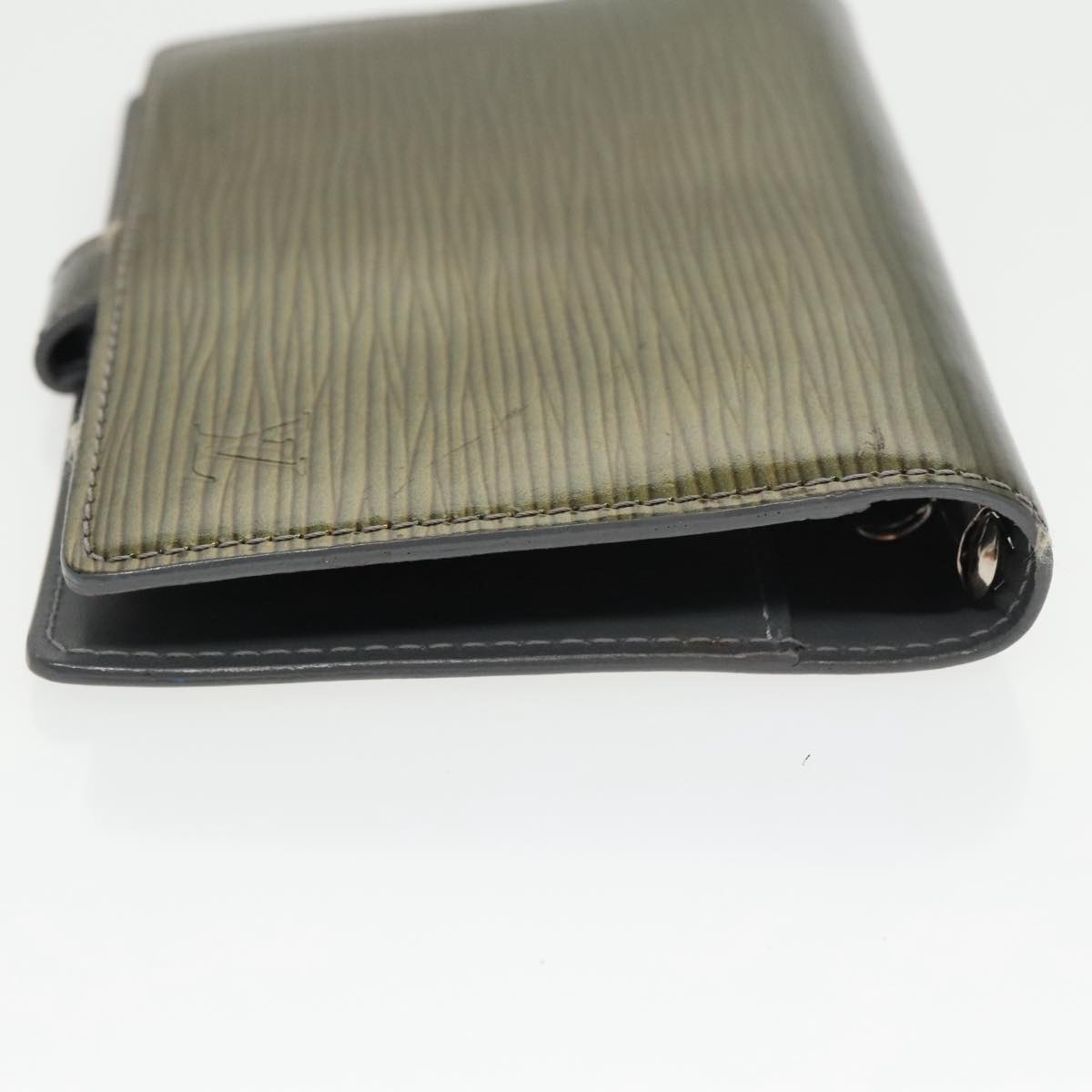 Louis Vuitton Agenda Pm Green Leather Wallet  (Pre-Owned)