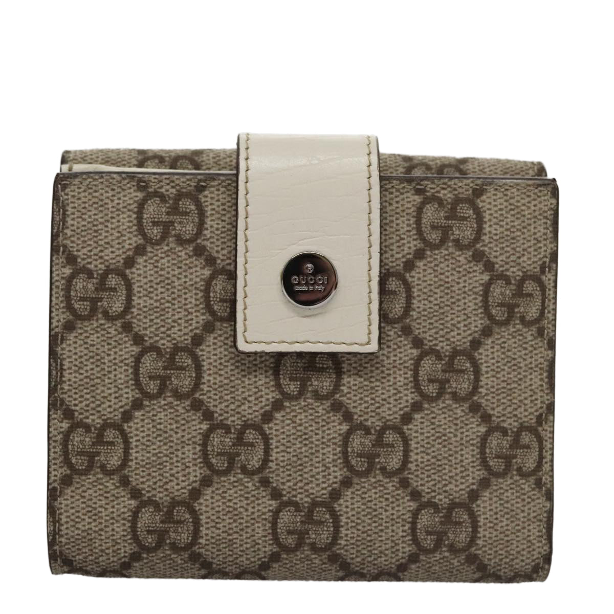 Gucci Beige Canvas Wallet  (Pre-Owned)