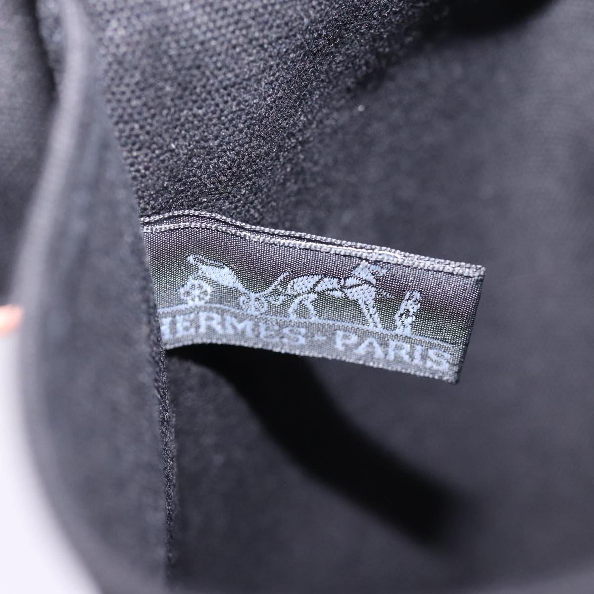 Hermès Bolide Black Canvas Handbag (Pre-Owned)