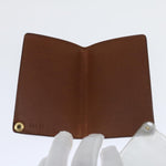 Louis Vuitton Porte Carte Simple Brown Canvas Wallet  (Pre-Owned)
