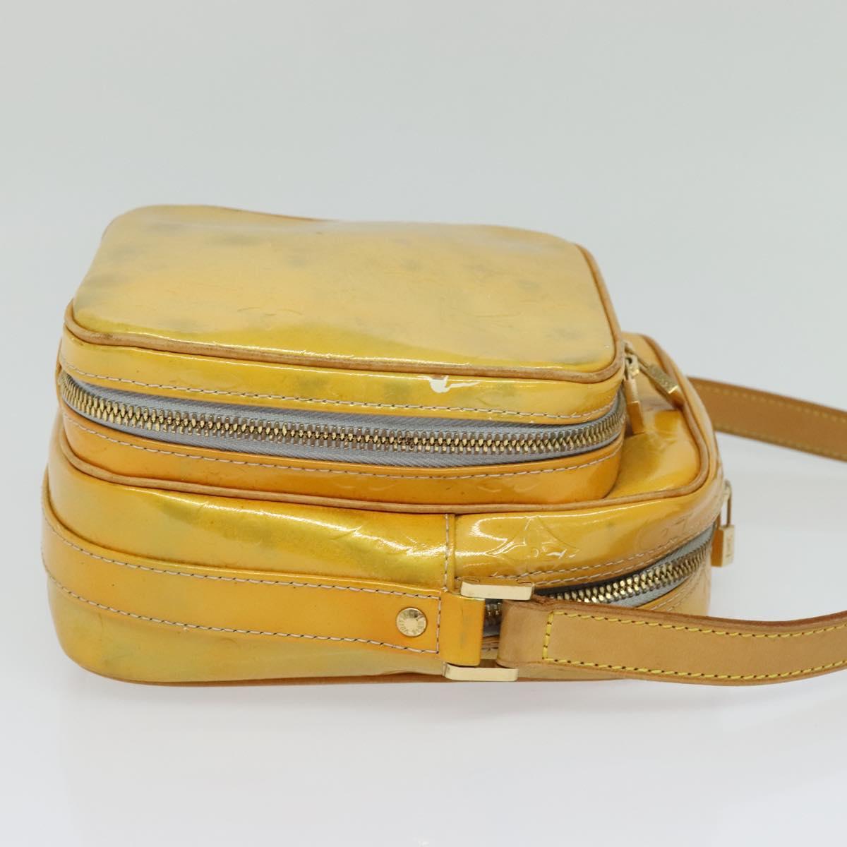 Louis Vuitton Wooster Yellow Patent Leather Shoulder Bag (Pre-Owned)