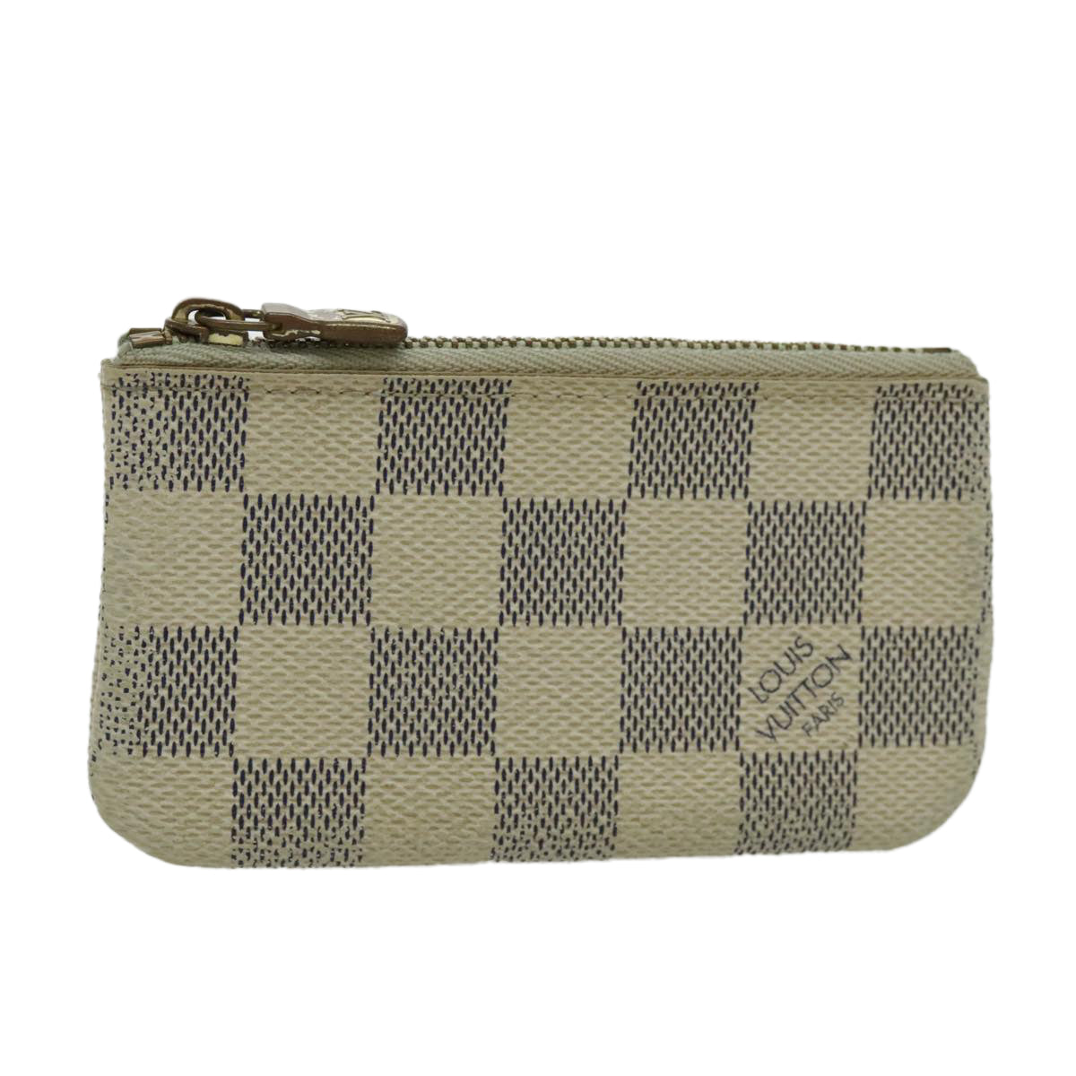 Louis Vuitton Pochette Clés White Canvas Wallet  (Pre-Owned)