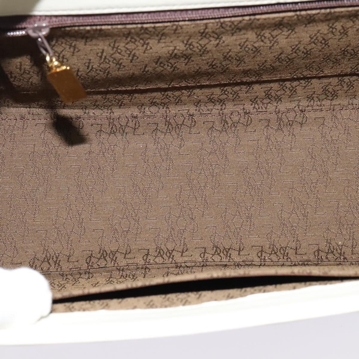 Yves Saint Laurent White Leather Handbag (Pre-Owned)