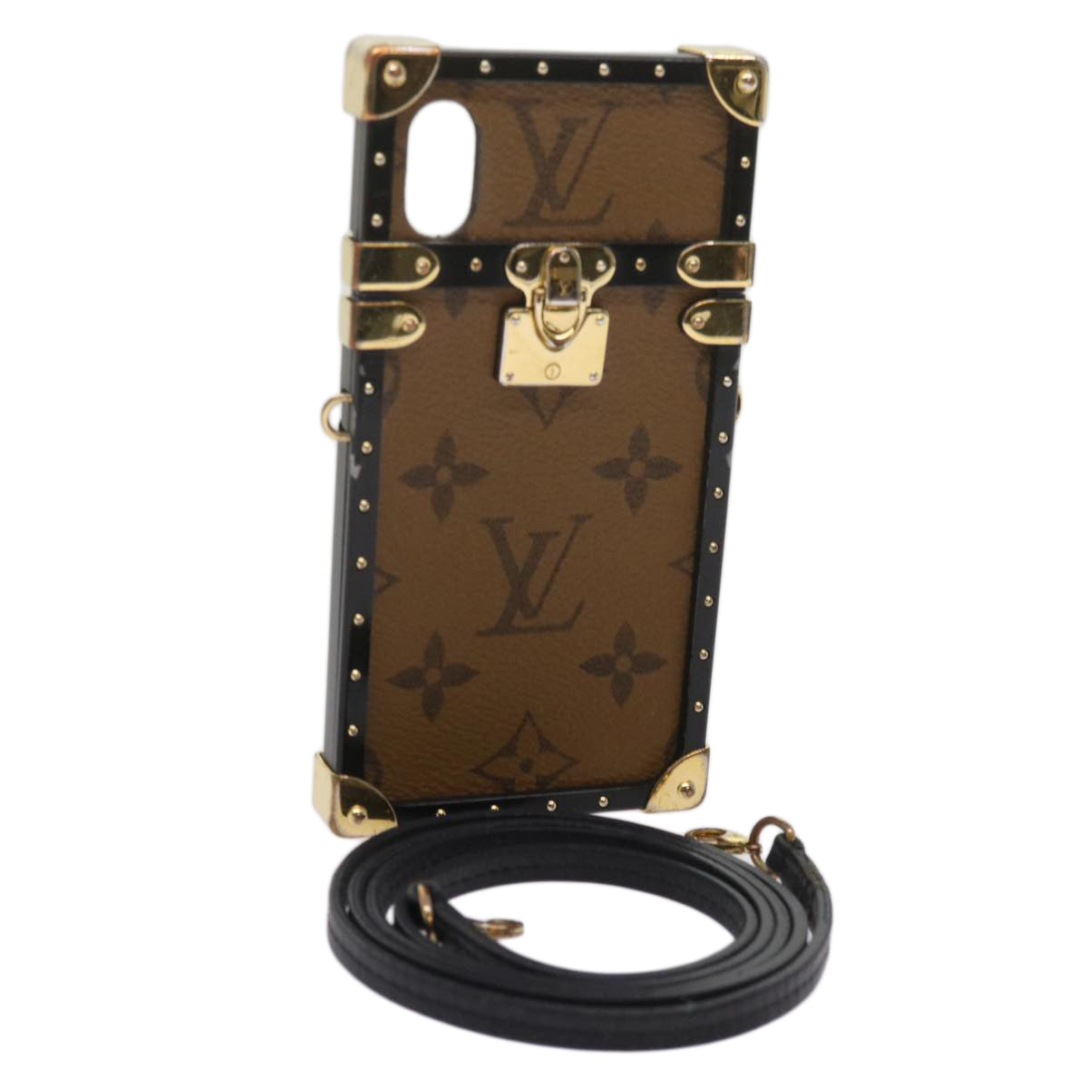Louis Vuitton Etui Iphone Brown Canvas Phone Jewelry (Pre-Owned)