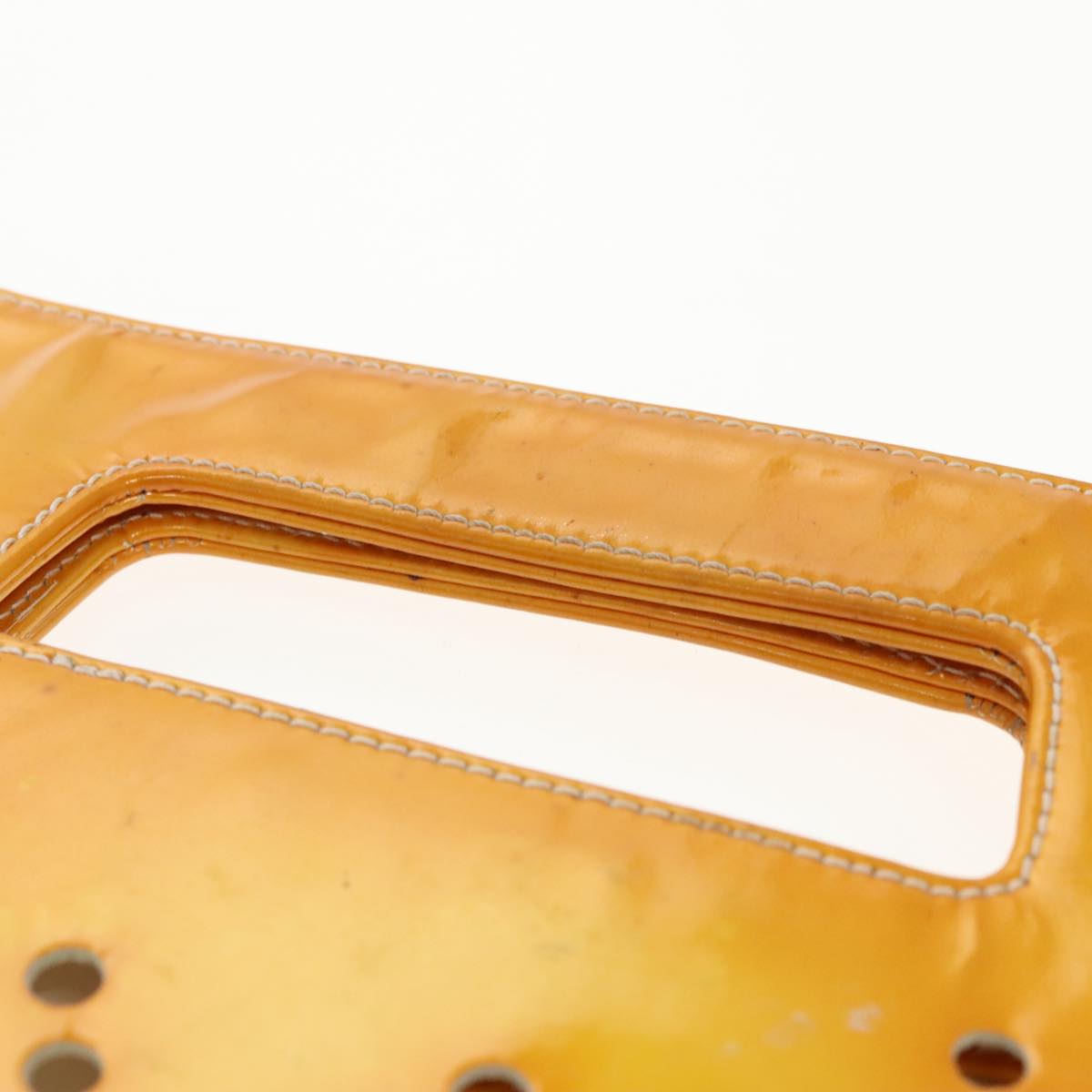 Chanel Yellow Patent Leather Handbag (Pre-Owned)