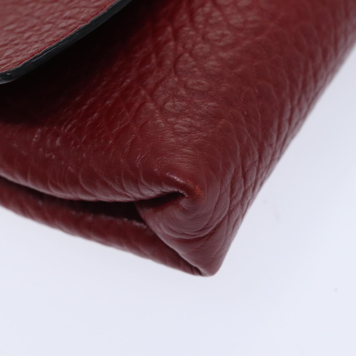 Burberry Red Leather Shoulder Bag (Pre-Owned)
