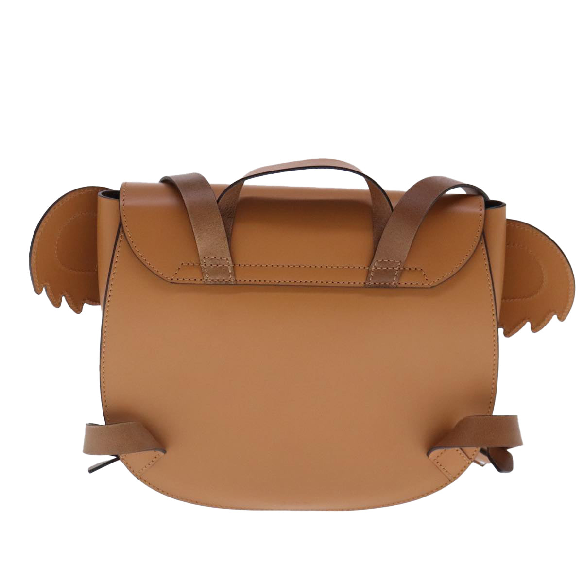 Gucci Brown Leather Backpack Bag (Pre-Owned)