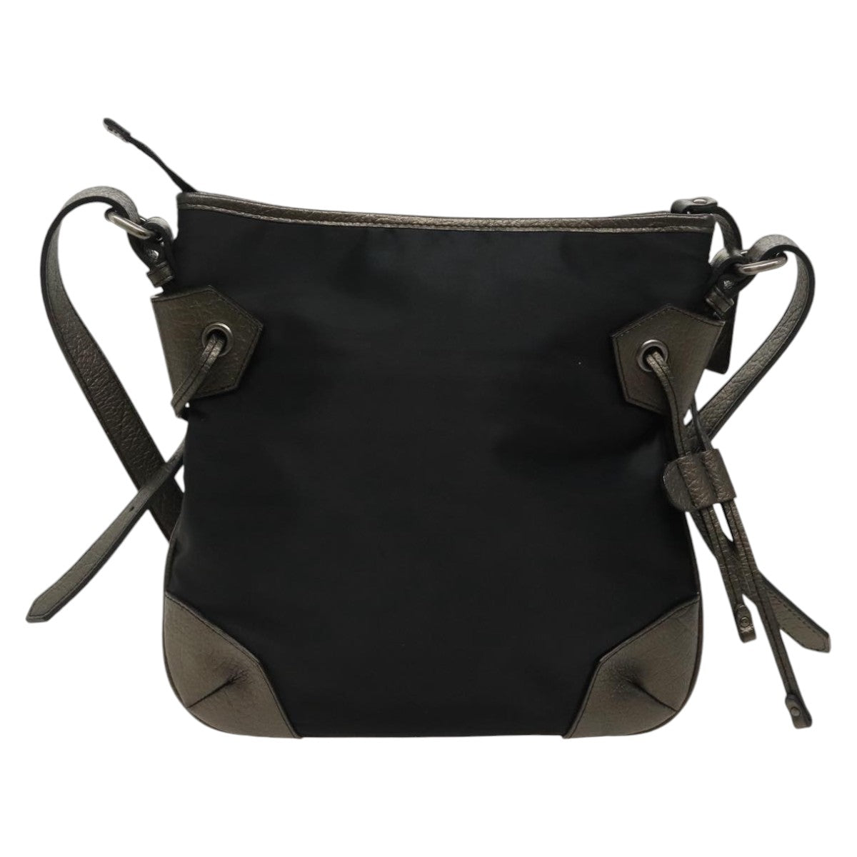 Burberry Black Synthetic Shoulder Bag (Pre-Owned)