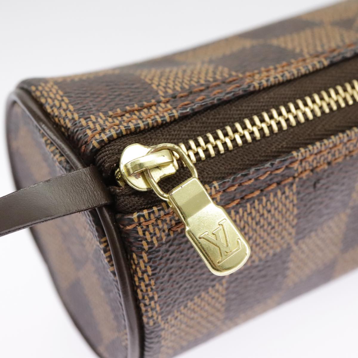 Louis Vuitton Papillon Brown Canvas Clutch Bag (Pre-Owned)