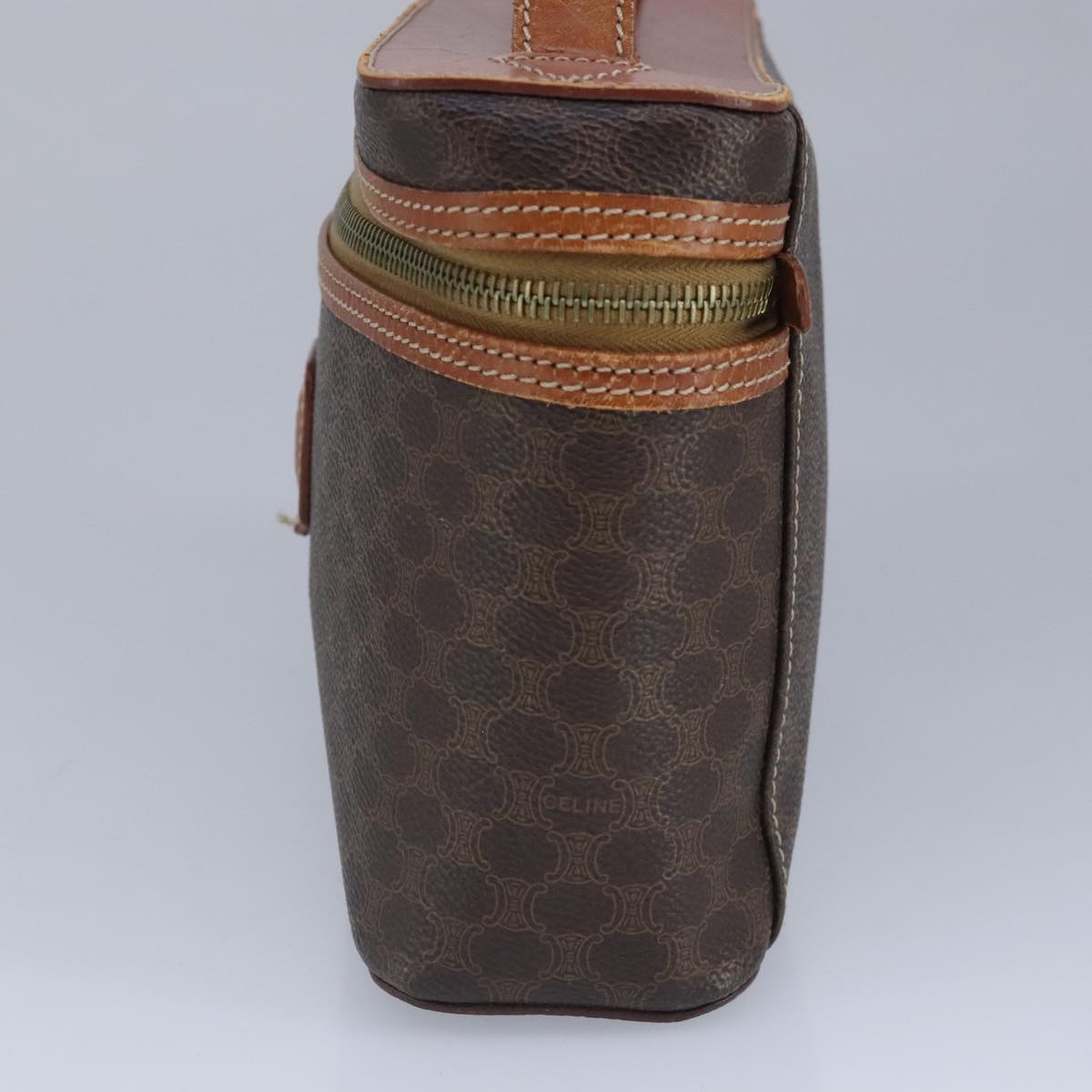 Céline Vanity Brown Canvas Handbag (Pre-Owned)