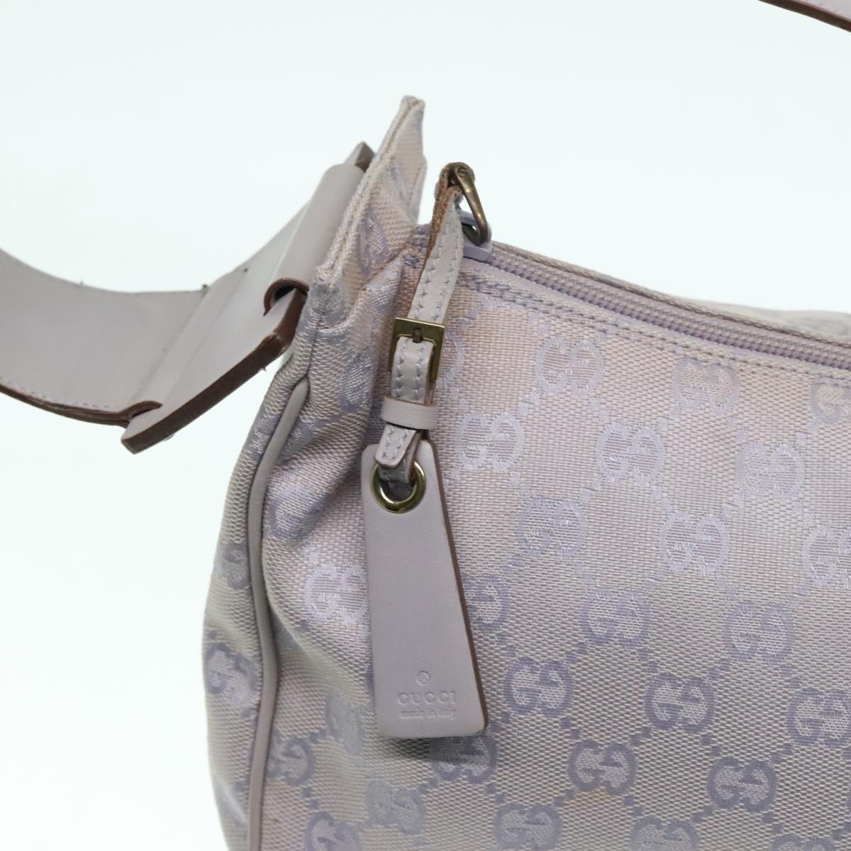 Gucci Purple Canvas Shoulder Bag (Pre-Owned)