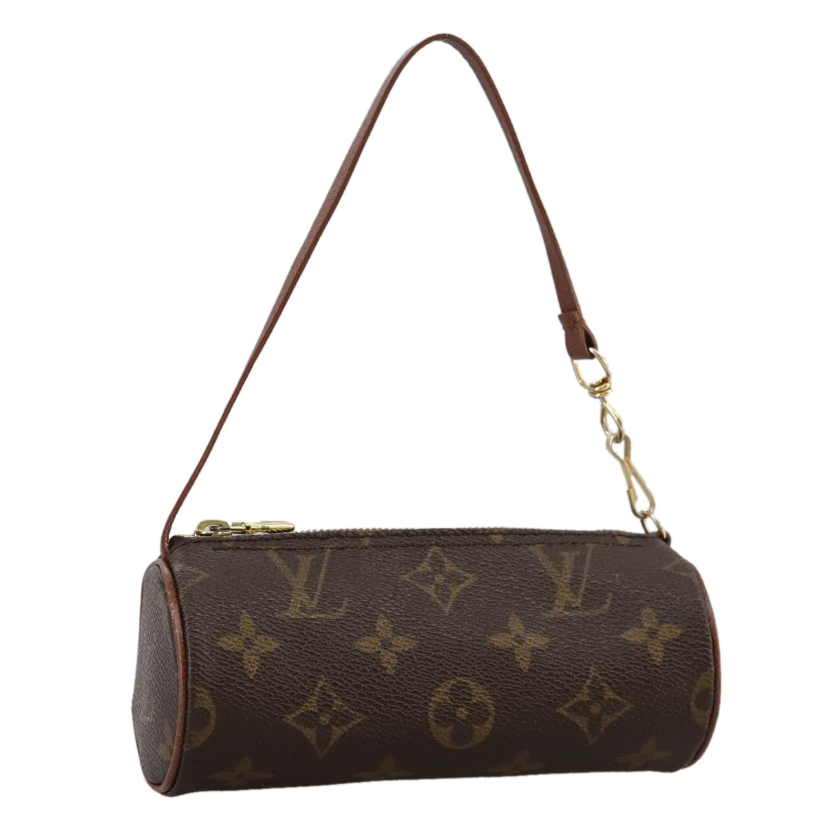 Louis Vuitton Mini Baby Papillon Brown Canvas Clutch Bag (Pre-Owned)