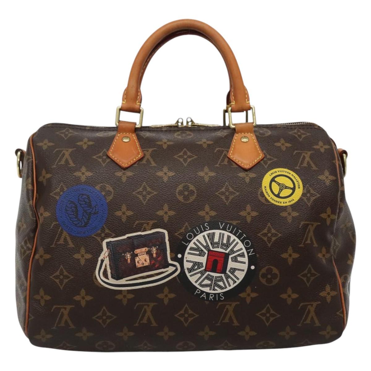 Louis Vuitton Speedy Bandoulière 30 Brown Canvas Handbag (Pre-Owned)