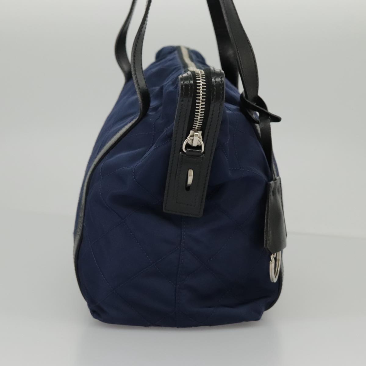 Prada Navy Synthetic Shoulder Bag (Pre-Owned)