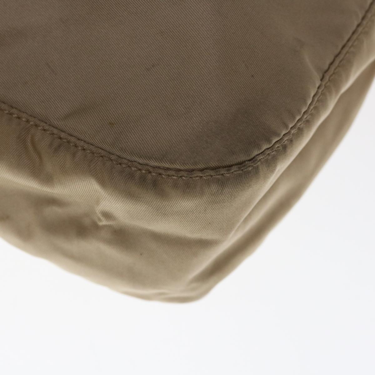 Prada Beige Synthetic Shoulder Bag (Pre-Owned)