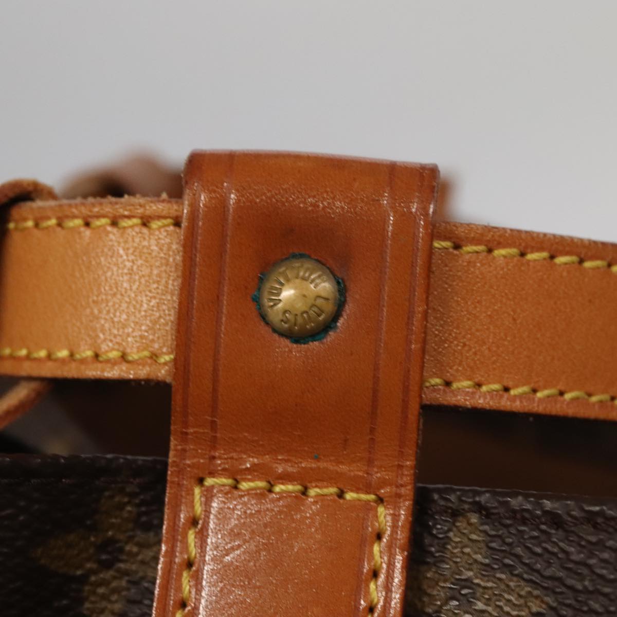 Louis Vuitton Randonnée Brown Canvas Shoulder Bag (Pre-Owned)
