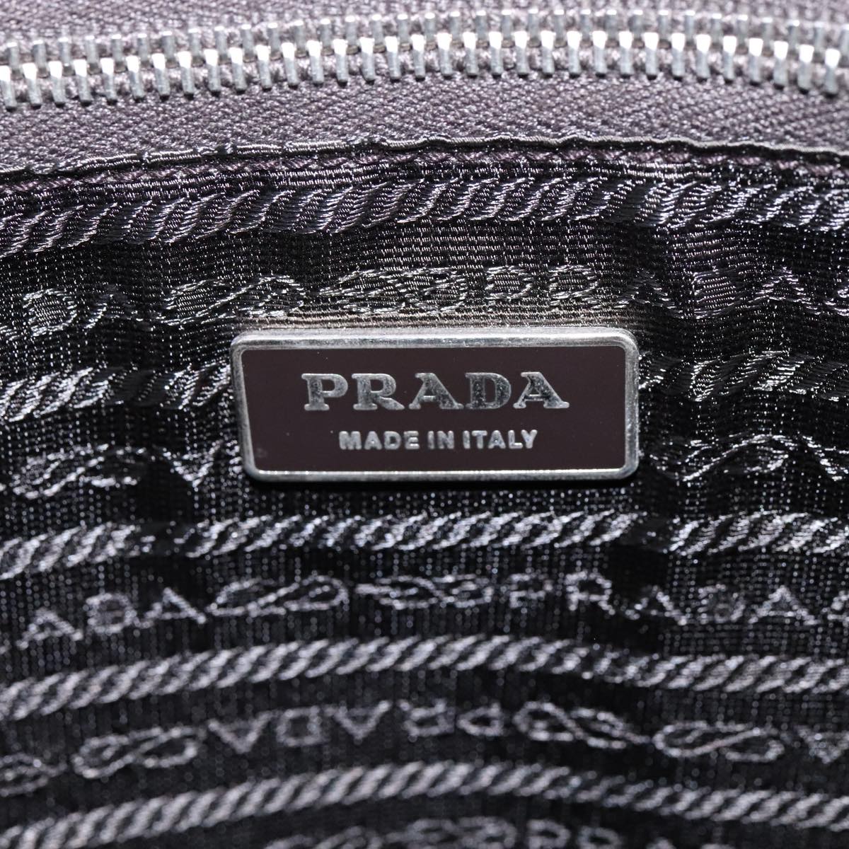 Prada Saffiano Black Leather Briefcase Bag (Pre-Owned)