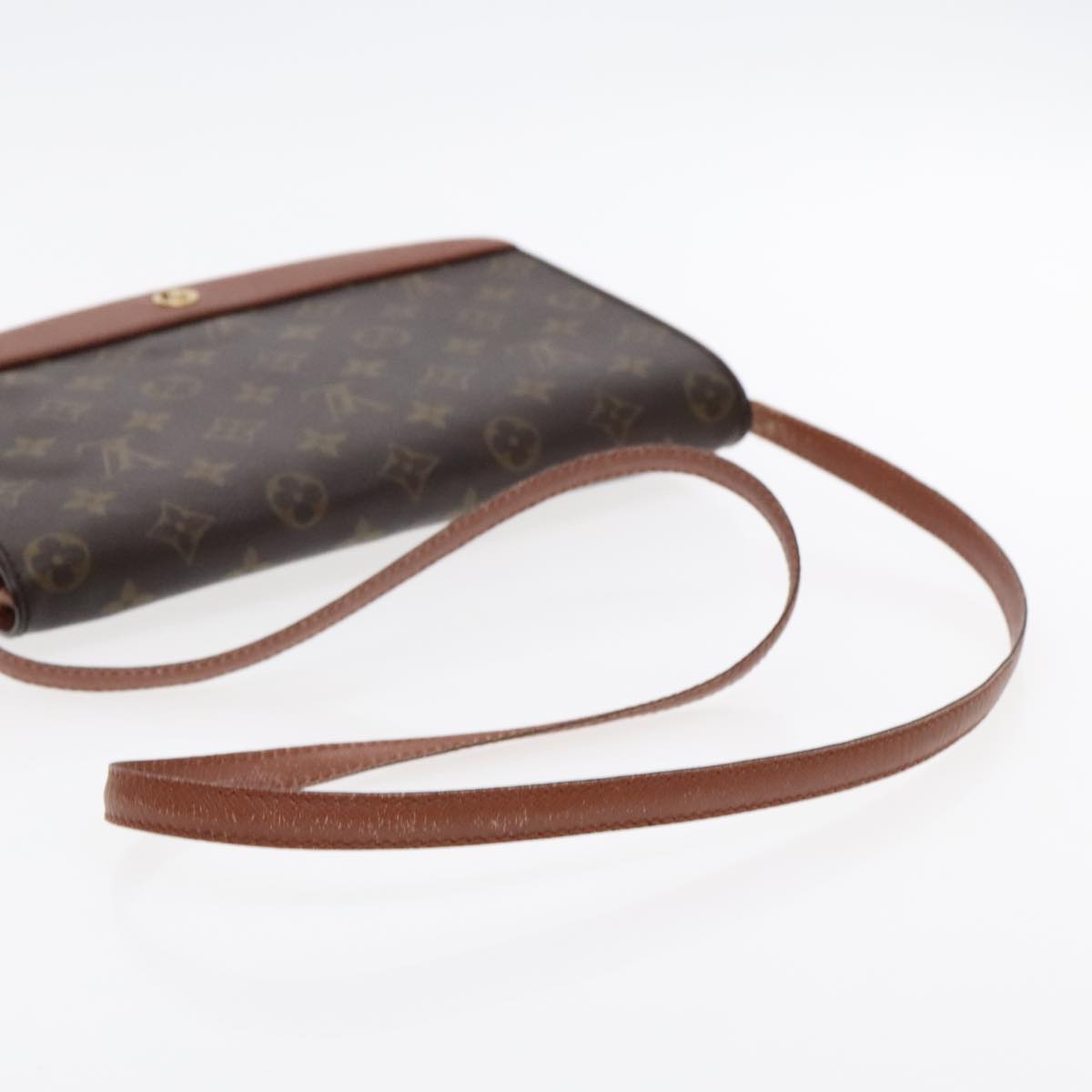 Louis Vuitton Bordeaux Brown Canvas Shoulder Bag (Pre-Owned)