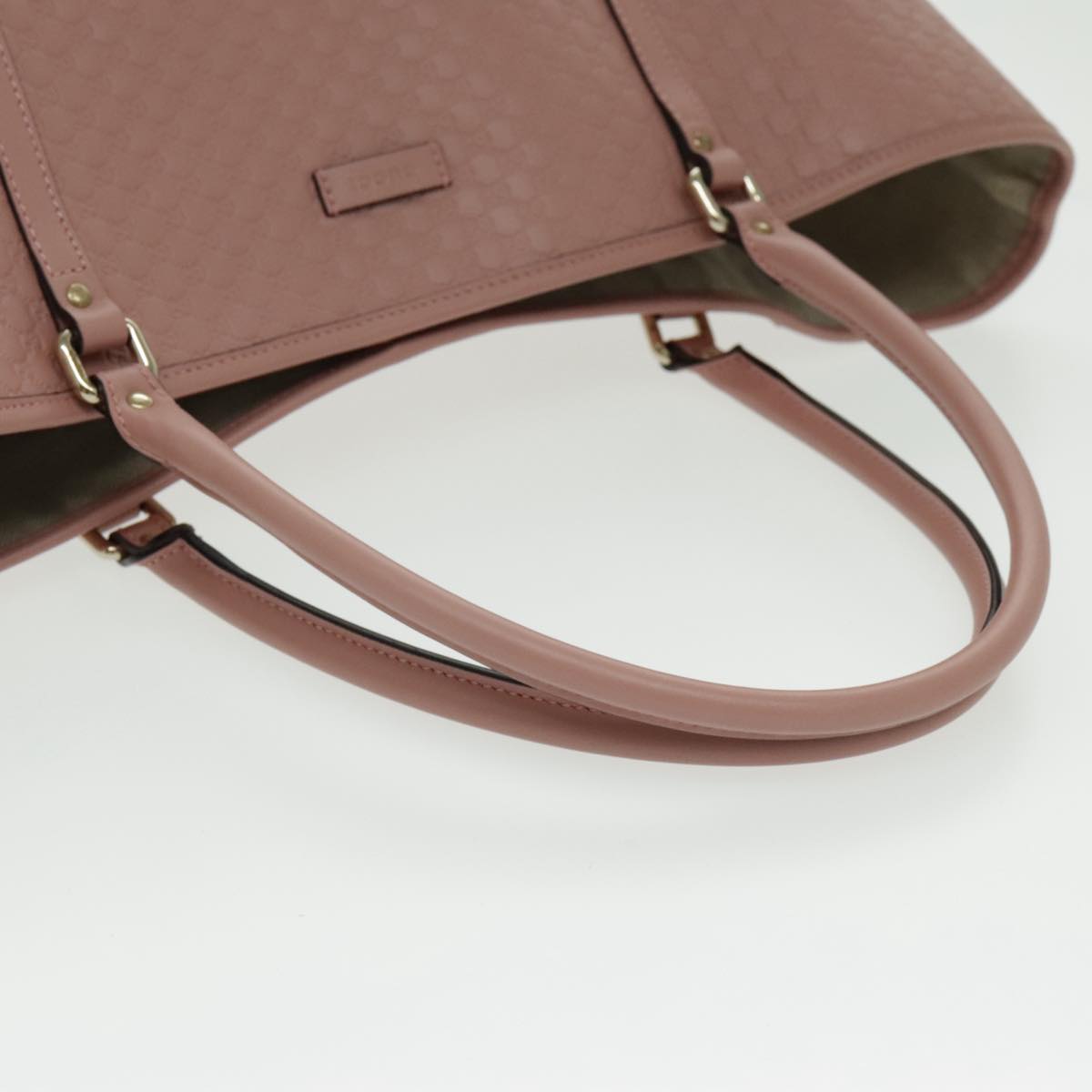 Gucci Micro Guccissima Pink Leather Tote Bag (Pre-Owned)