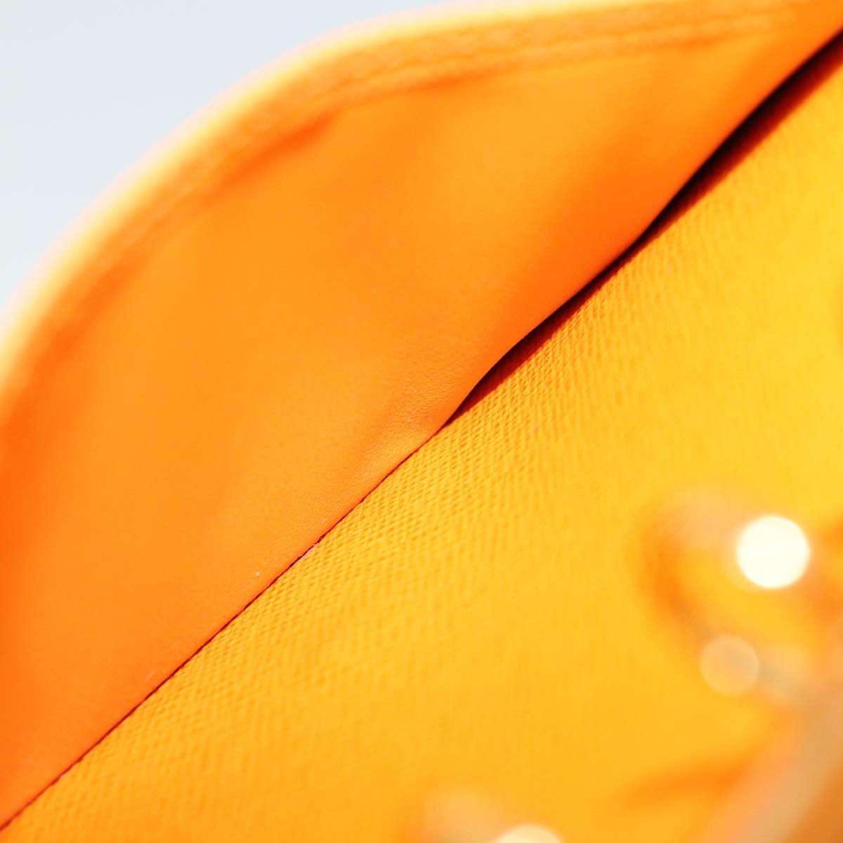 Louis Vuitton Agenda Cover Orange Leather Wallet  (Pre-Owned)