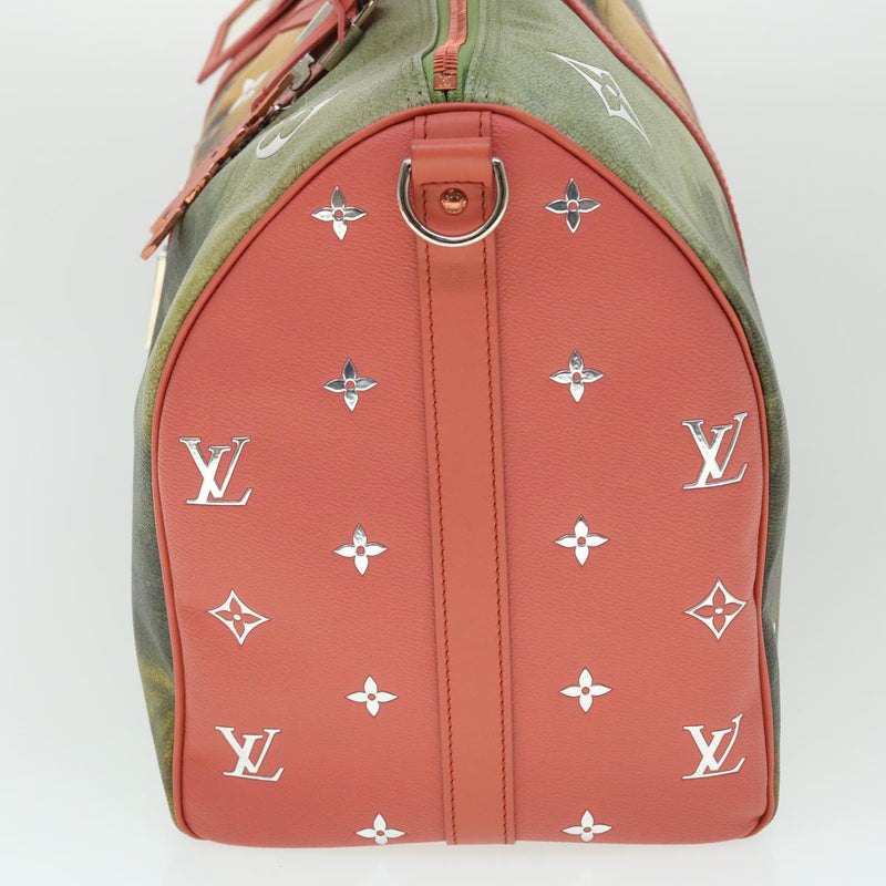 Louis Vuitton Keepall Bandouliere 50 Pink Canvas Travel Bag (Pre-Owned)