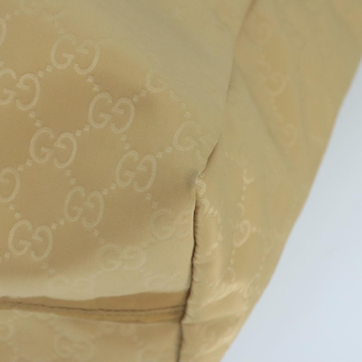 Gucci Beige Canvas Tote Bag (Pre-Owned)