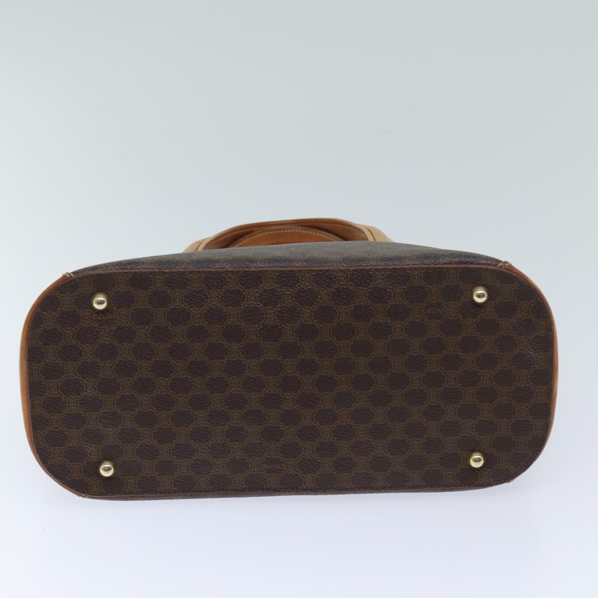 Céline Macadam Brown Canvas Handbag (Pre-Owned)