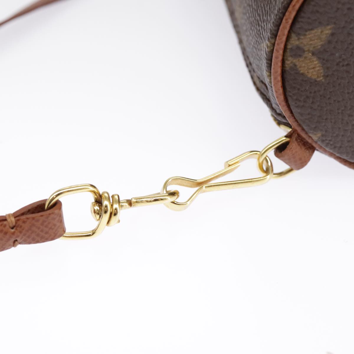 Louis Vuitton Papillon Brown Canvas Clutch Bag (Pre-Owned)