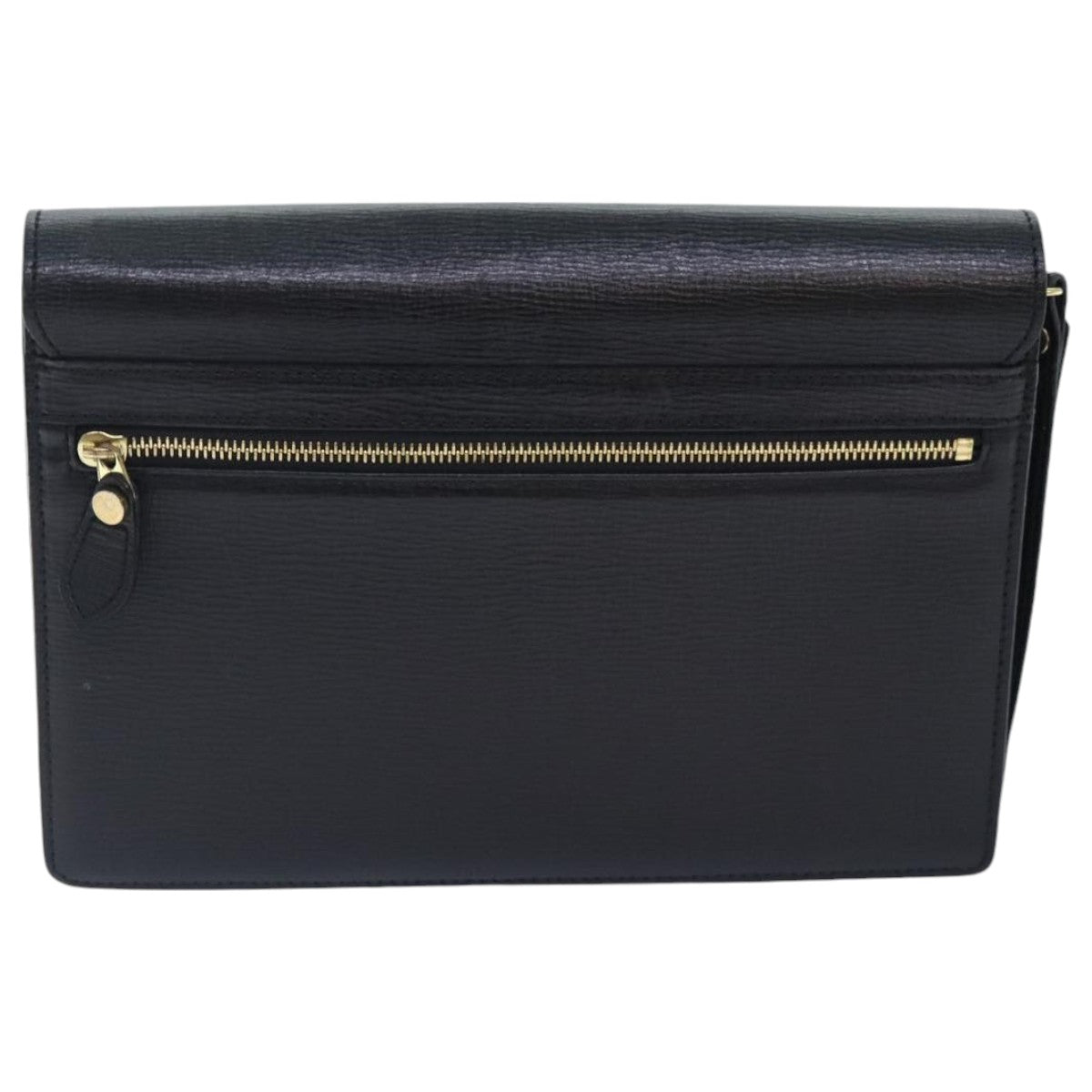 Burberry Black Leather Clutch Bag (Pre-Owned)