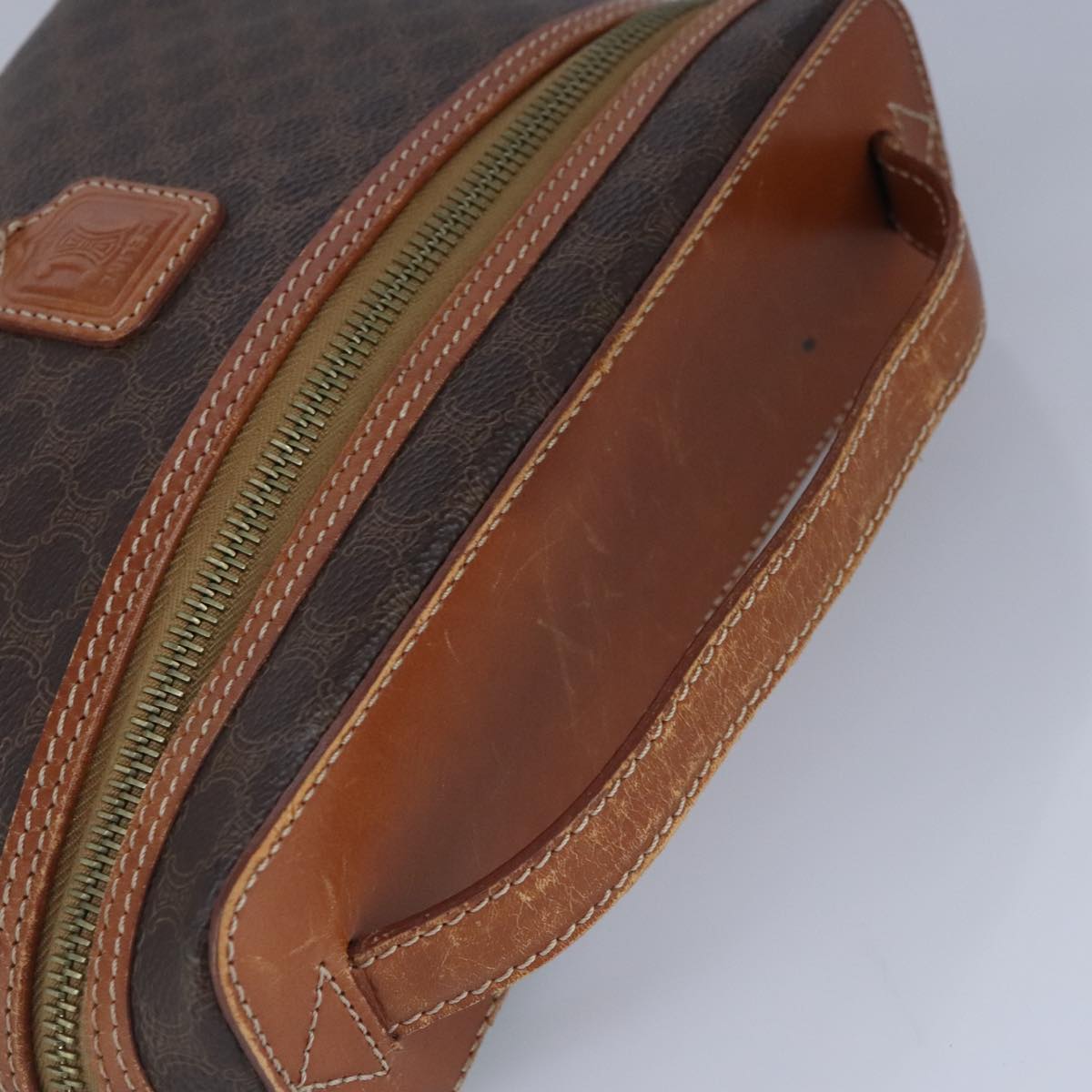Céline Vanity Brown Canvas Handbag (Pre-Owned)