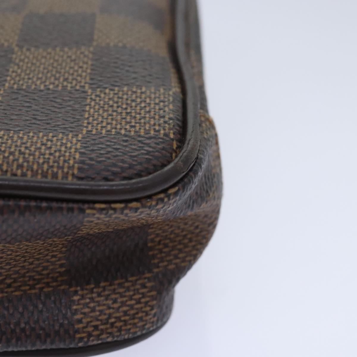 Louis Vuitton Okapi Brown Canvas Clutch Bag (Pre-Owned)