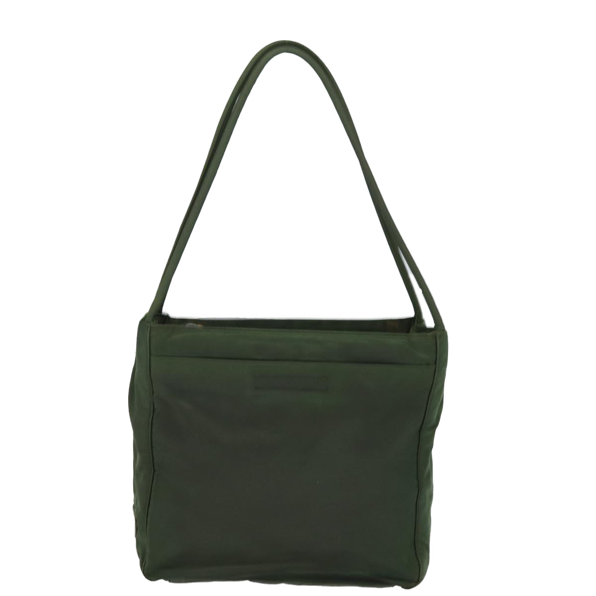 Prada Tessuto Khaki Synthetic Tote Bag (Pre-Owned)