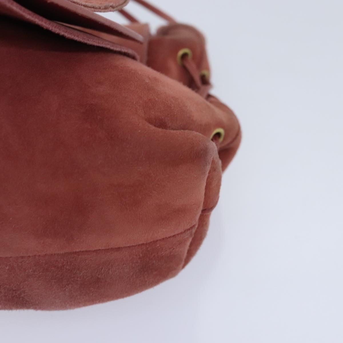 Gucci Red Suede Shoulder Bag (Pre-Owned)